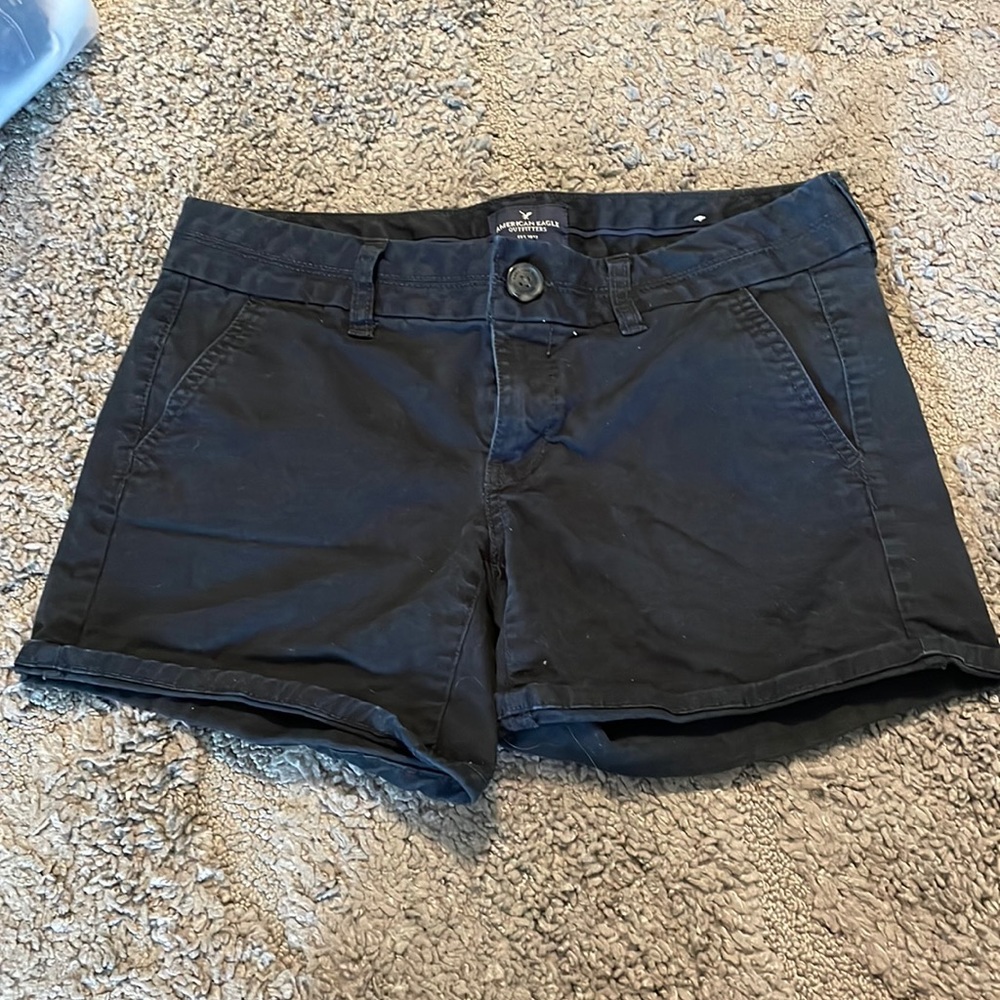 AEO khaki shorts.